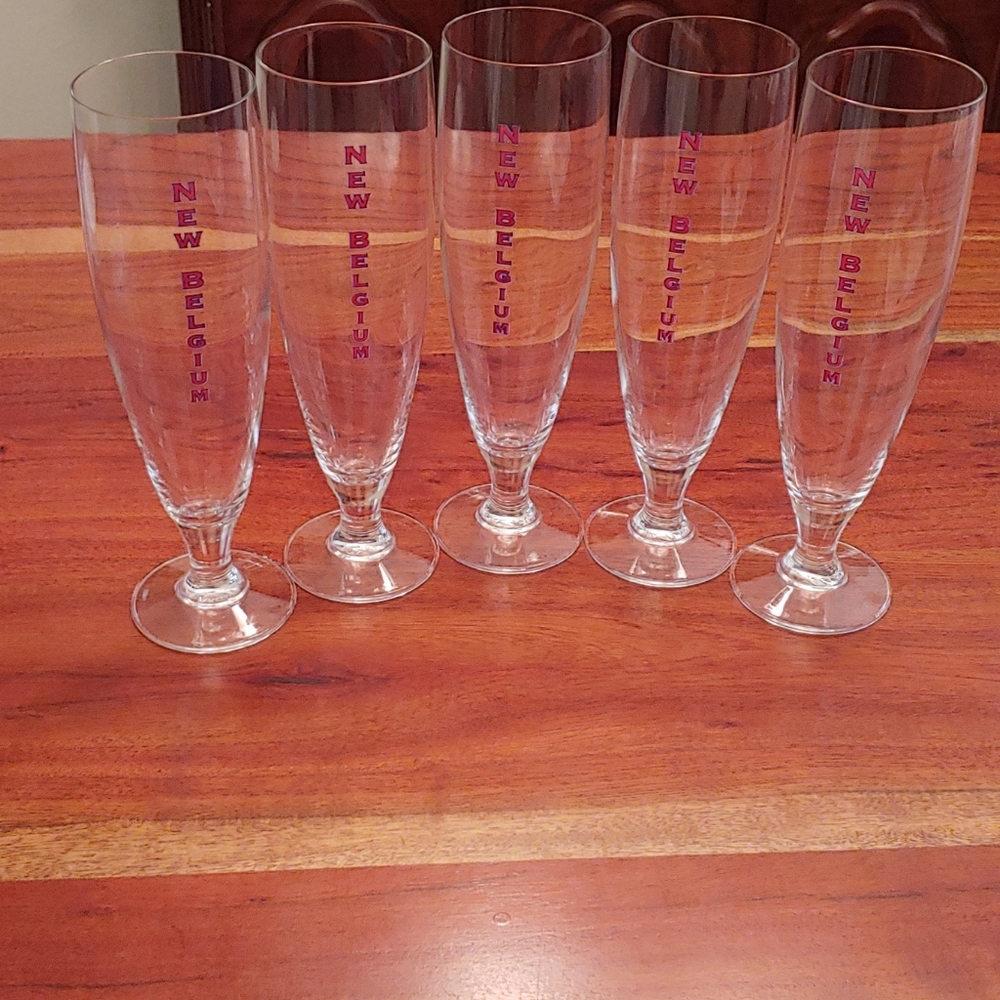 New Belgium Beer Glasses Tall